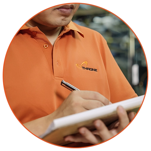 Quality Control throughout the process at Throne