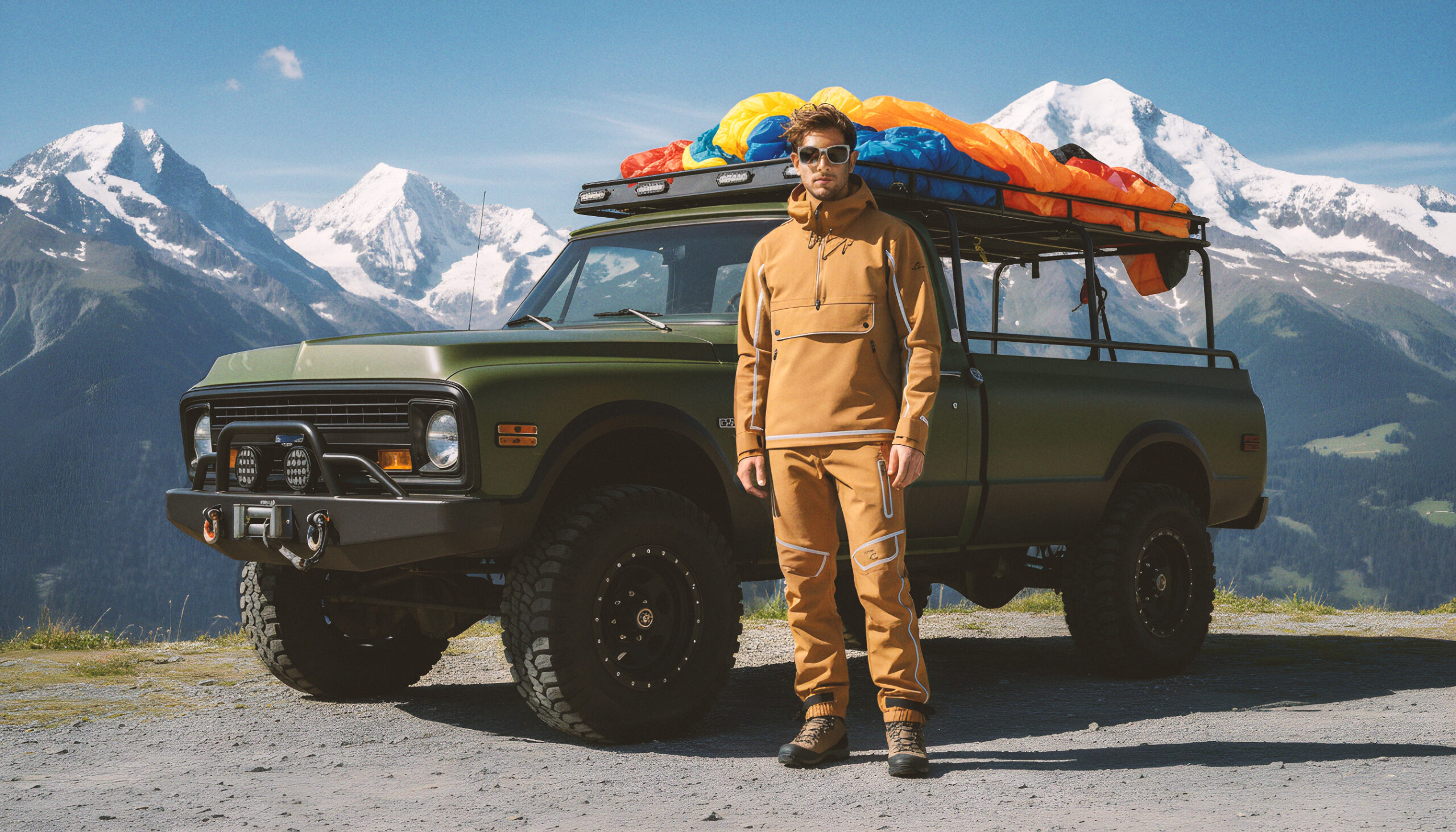 Soar like an eagle in apparel designed for adventure, manufactured by Throne.