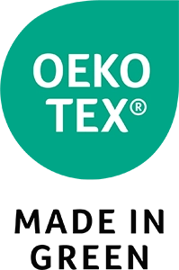 MADE IN GREEN by OEKO-TEX®: Ensuring full transparency and traceability through environmentally and socially responsible facilities.