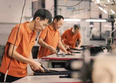 Skilled workers at Throne knows the traditional craftsmanship as well as modern technologies