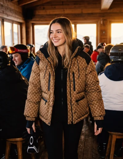 Sport fashion puffer jacket, exclusive look and exclusive feel.